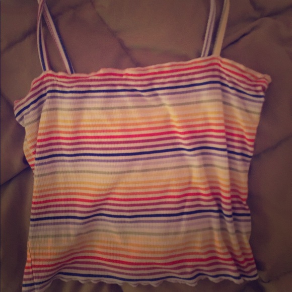 PacSun Tops - Rainbow crop top